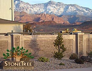 StoneTree® Concrete Fence - Fascinating Uses of Concrete On Site