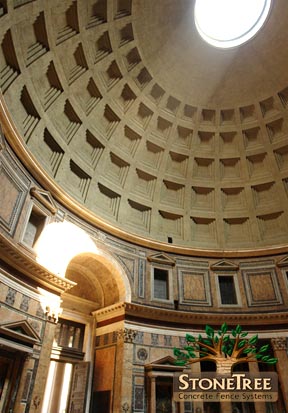 The Roman Pantheon stands strong for centuries speaks to how invaluable concrete is as a building material