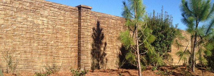 StoneTree® Concrete Perimeter Fence Wall Systems for additional privacy