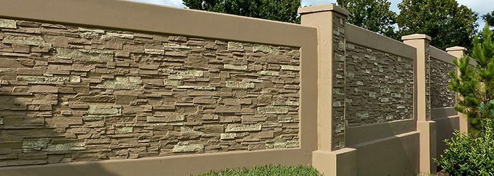 Fence Walls provide a low maintenance