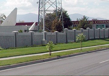 StoneTree® Precast Concrete Fence Walls