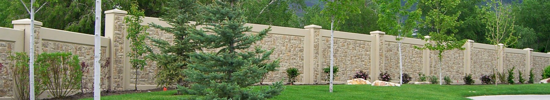 StoneTree® Concrete Precast Boundary Walls Beautify Landscape