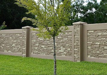 maintenance free stone fence walls halfsize